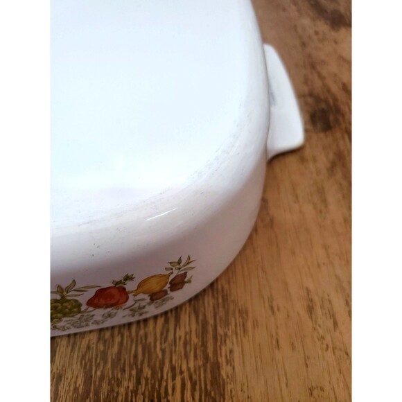RARE Vtg SPICE OF LIFE Le Romarin CORNINGWARE A-10-B CASSEROLE w/Lid -Imprint 29 - Picture 10 of 16